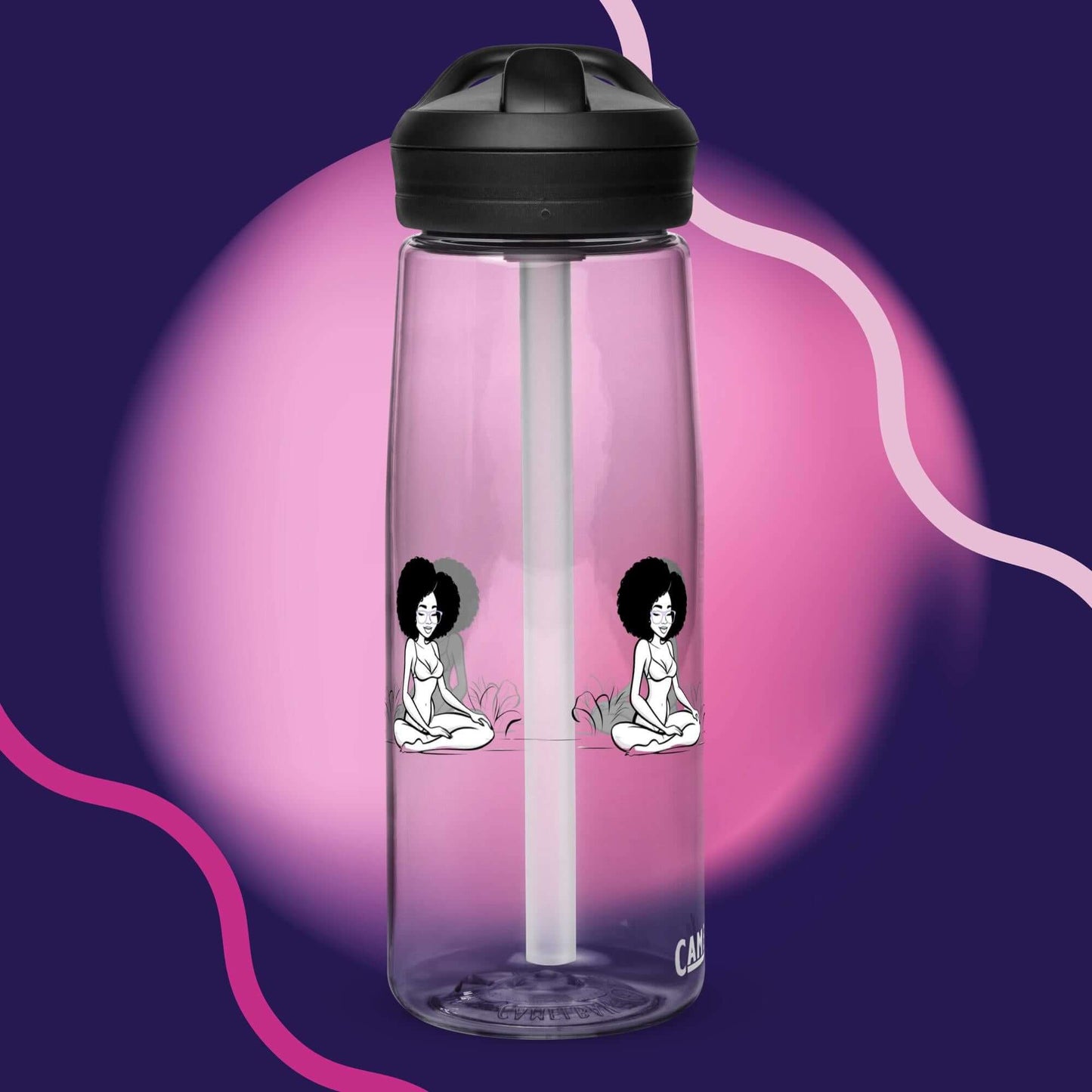 Sarah Amour Sports Water Bottle - Clear