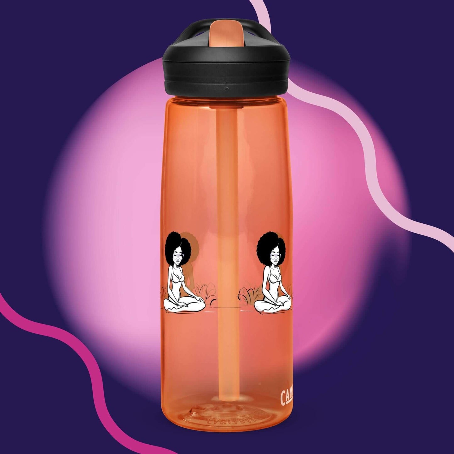 Sarah Amour Sports Water Bottle - Desert Sunrise