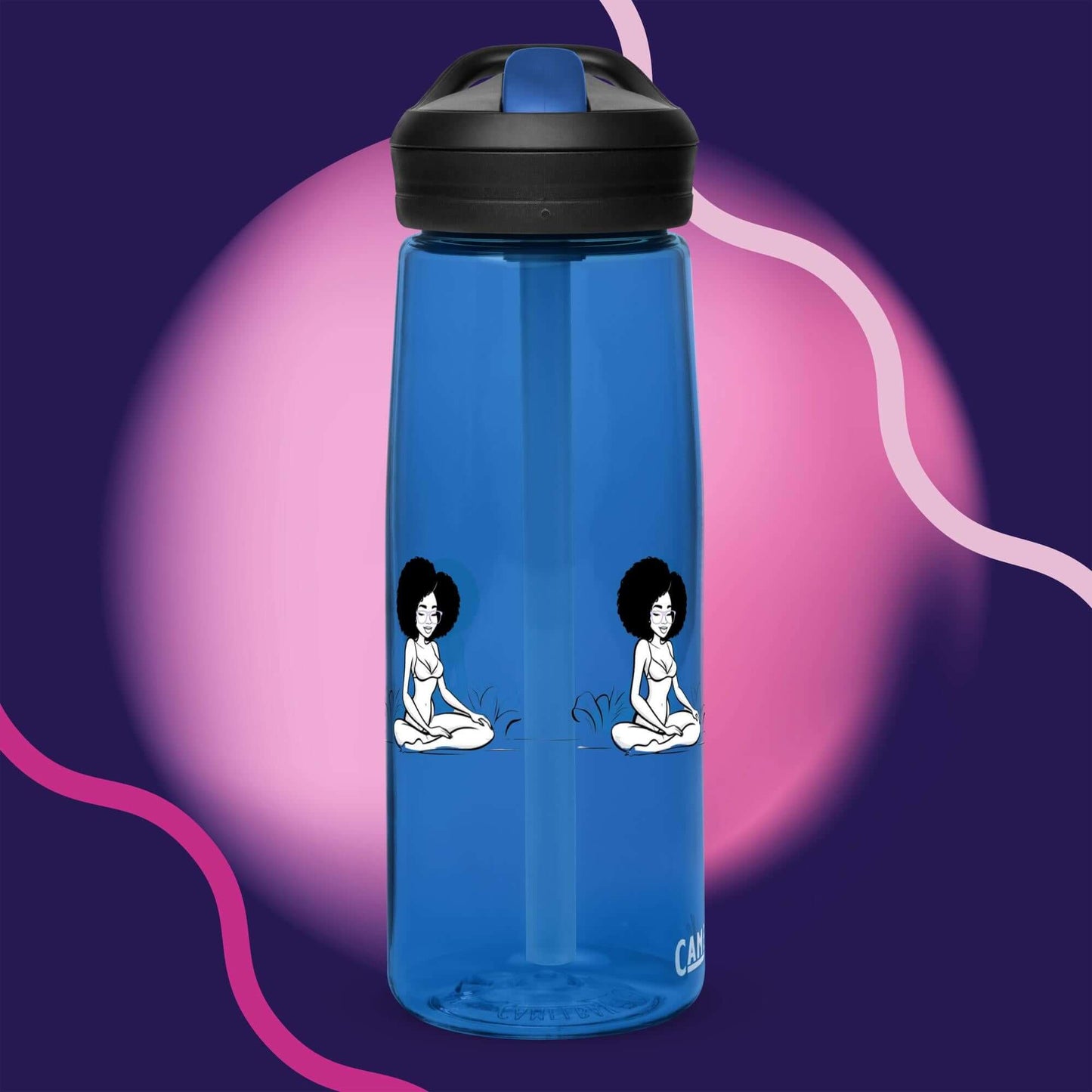 Sarah Amour Sports Water Bottle - Blue